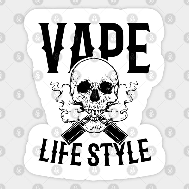 Vape Life Style Sticker by Nayo Draws